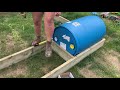 Build a Floating Dock DIY- How to build with barrels