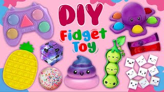10 DIY SUPER FANTASTIC FIDGET TOYS TO MAKE IN 5 MINUTES - Viral TikTok Pop-It & Stress Reliever Toys