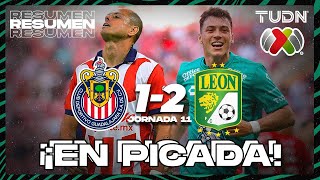 Resumen y goles | Chivas 1-2 León | CL2024 - Liga Mx J11 | TUDN