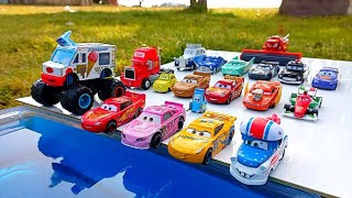 Disney Pixar Cars : Lightning Mcqueen, Cruz, Storm, Mater, Hudson, Guido, Luigi, Francesco, Mack