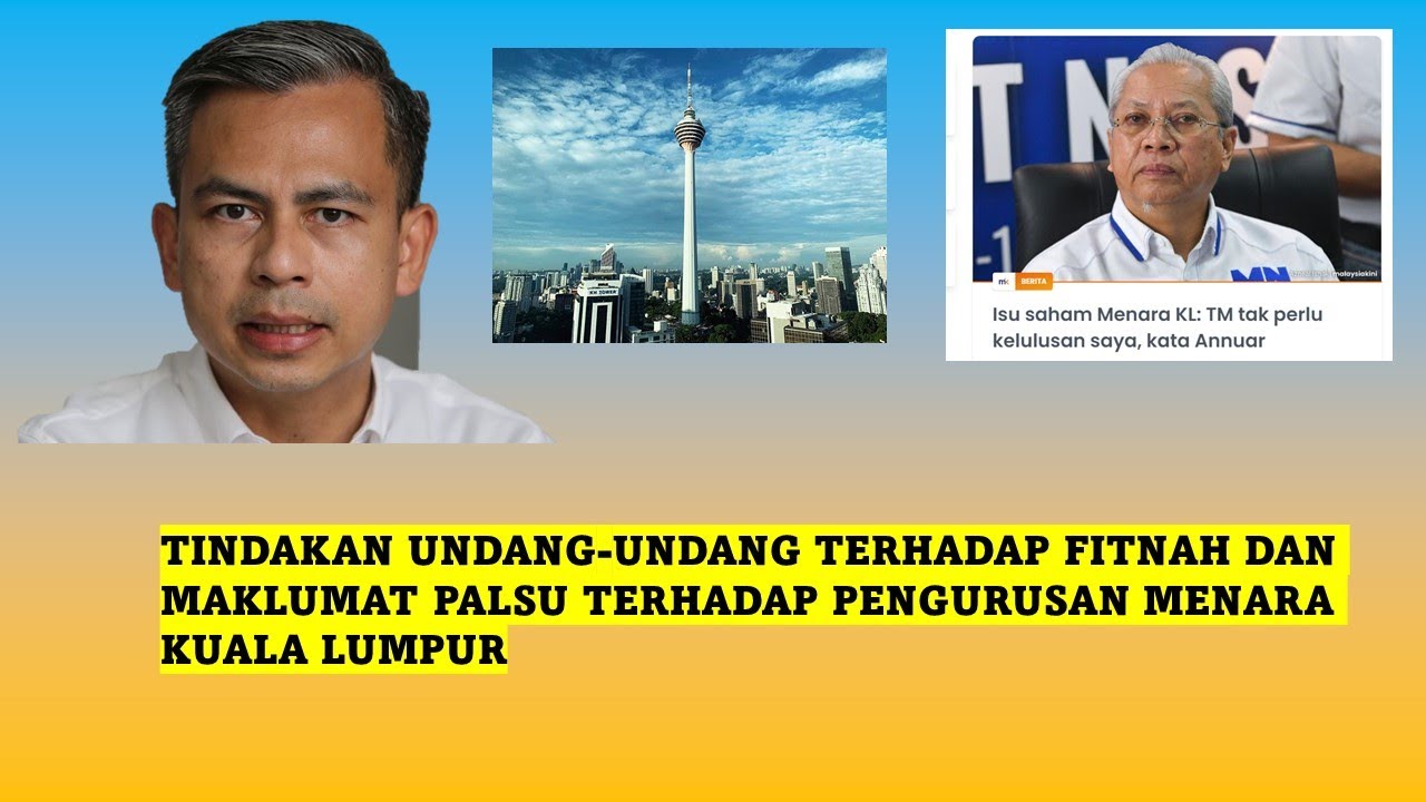 TINDAKAN UNDANG-UNDANG TERHADAP FITNAH DAN MAKLUMAT PALSU ISU PENJUALAN ...