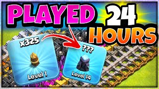I Spent 24 Hours Upgrading 325 Walls in Clash of Clans
