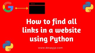 How to find all links in a website using python | web scraping in python telugu