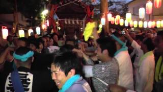 2014年　鎌倉長谷甘縄神明宮例大祭神輿渡御（宮入着輿）