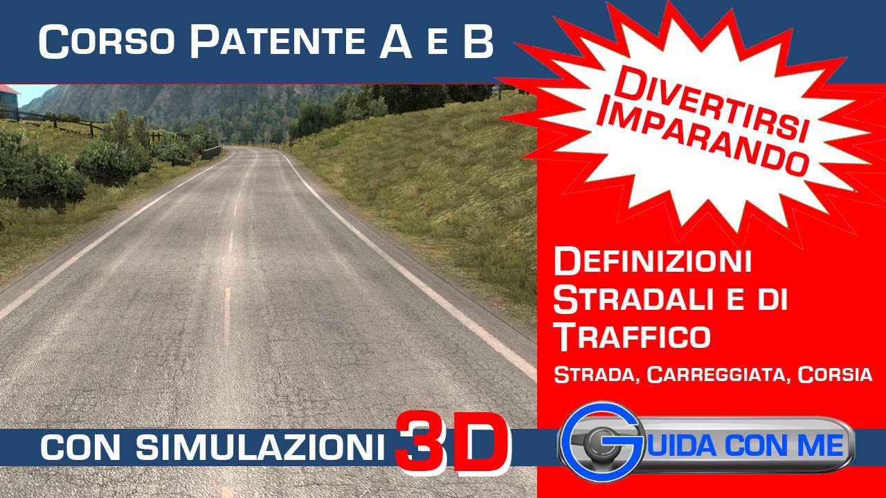 Strada,carreggiata,semicarreggiata,corsia:Definizioni Stradali E Di ...