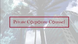 Private Corporate Counsel–Client Feedback