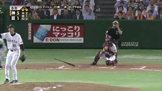 2010/8/4　巨人vs阪神　６回　平野1号3ラン