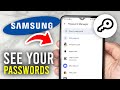 How To Find Saved Passwords On Samsung Phone - Full Guide