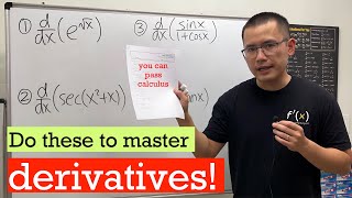 Just take the derivative! (Great calculus 1 derivative practice)