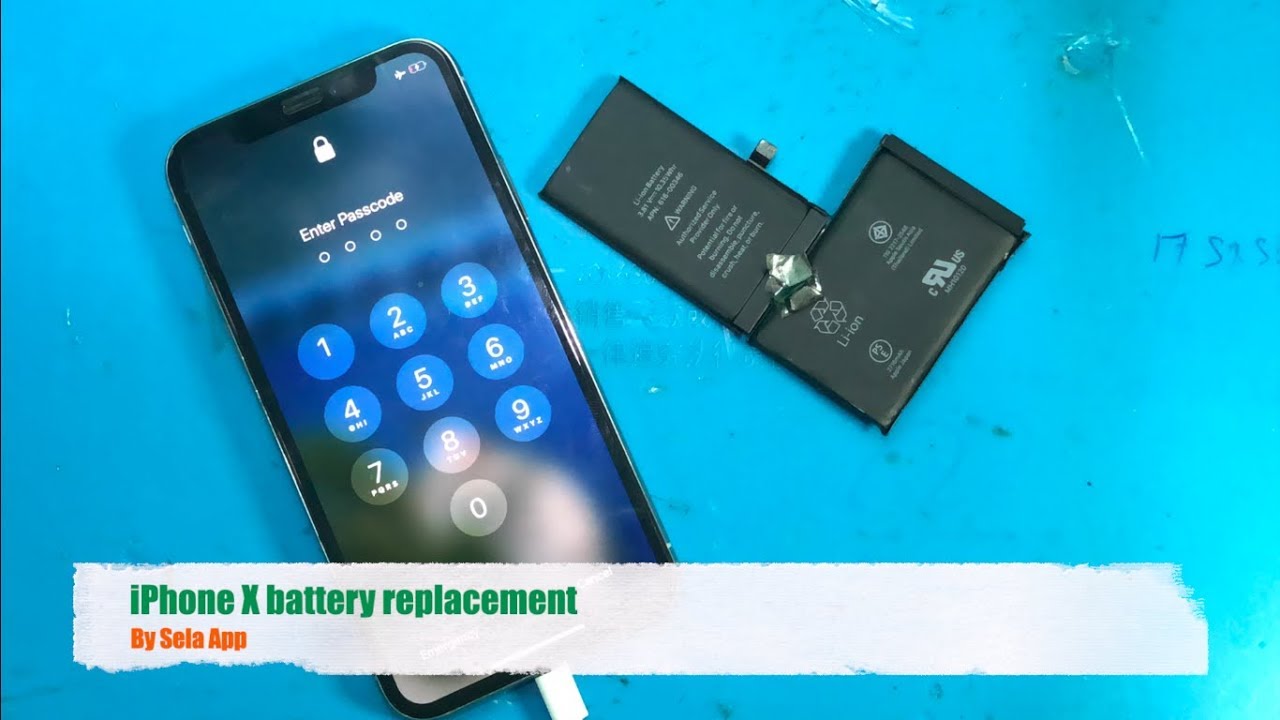 Iphone X Battery Replacement - YouTube