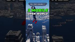 3 MOBILE OPEN WORLD GAMES BETTER THAN GENSHIN IMPACT! #games #mobilegames #offlinegame #shorts