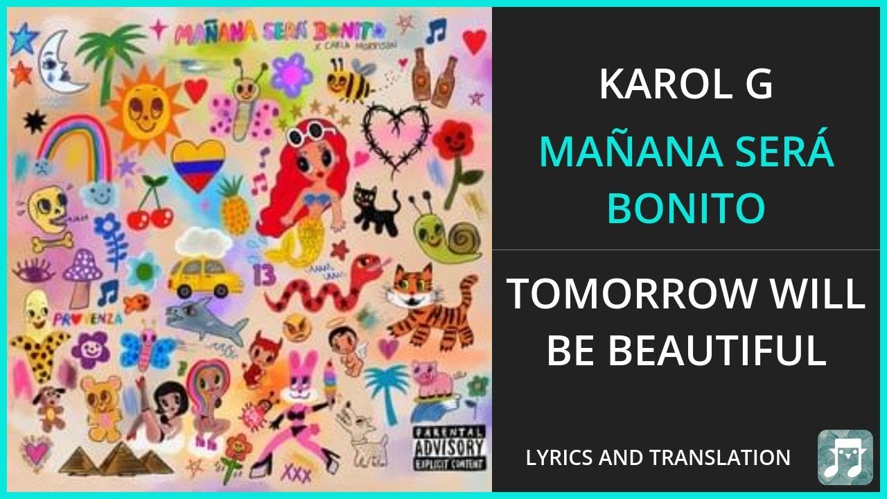 KAROL G - MAÑANA SERÁ BONITO Lyrics English Translation - Ft Carla ...