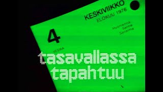 Tasavallassa Tapahtuu | Oulun asuntomessut 1976