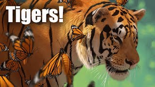 Speed Paint - Tiger butterflies and Tiger