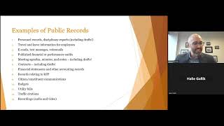 Public Records Webinar