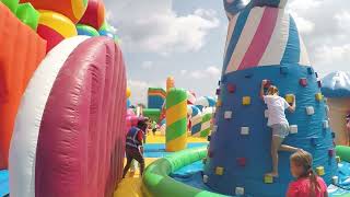 See inside world's biggest bounce house visiting Frankenmuth