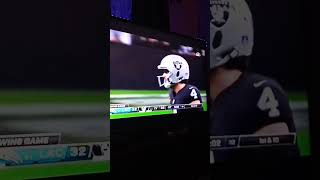 Las Vegas Raiders win the game against the LA Chargers 🤯#football #short#raiders