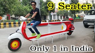 family scooter with 9 seat by Kirit Auto (Rajkot) | Ready To Ride