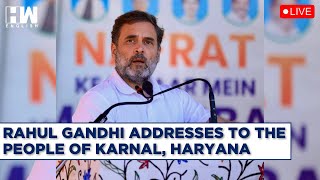 LIVE | Rahul Gandhi's Public Address In Assandh, Karnal, Haryana | Assembly Elections | Congress