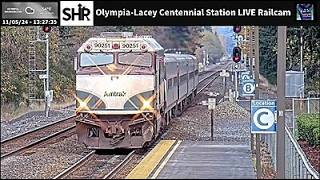 Olympia-Lacey Centennial Station Live Railcam - Olympia-Lacey, Washington #steelhighway