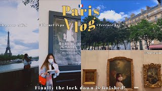 ENG sub🇫🇷|Lock down is finally finished,shocked at the Chanel expo,eating out in 6months in France