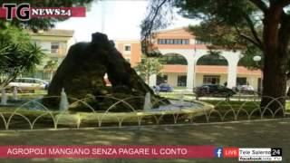 TG NEWS 24 - SERVIZIO SU AGROPOLI MANGIANO SENZA PAGARE IL CONTO