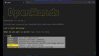OpenHands CLI Demo