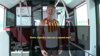 Javier, atleta i conductor de bus