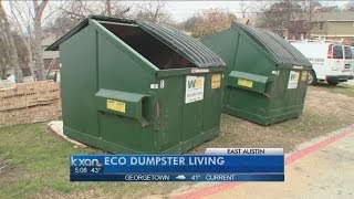 Professor will live in Dumpster for a year