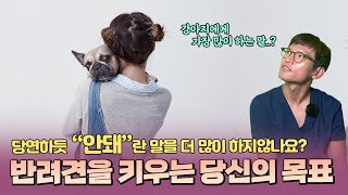 반려견을 키우는 당신의 목표