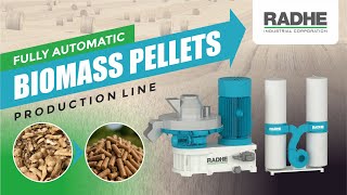 RADHE RICO | Fully Automatic Biomass Pellet Production Line | Vertical Ring Die Pellet Machine