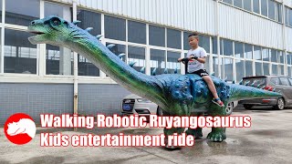 Walking Ruyangosaurus Dinosaur Kids Ride