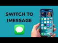 How To Switch Back To iMessage From Text Message on iPhone?
