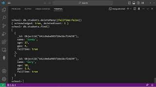 MongoDB how to delete documents