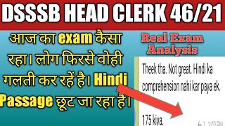 DSSSB HEAD CLERK 46/21