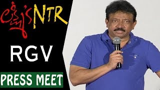 RGV Press Meet Over Lakshmi's NTR Movie Controversy In Vijayawada || NIHARIKA MOVIES