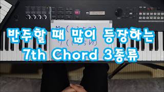 maj7, m7, 7 Chord