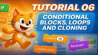 Scratch 3: Tutorial 06 - Conditional Blocks, Loops and Cloning