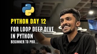 Day - 12: Programs on for loops #python #coding #day12