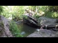 Cliff diving at Devils Pool, PA