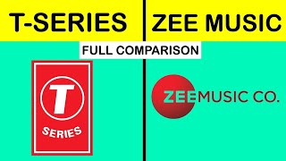 T series vs Zee music company full comparison UNBIASED in Hindi | Zee music company vs T series