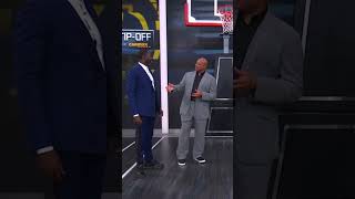 Draymond & Chuck are back with another golden exchange with Chuck reminding Dray of the Play-In 💀