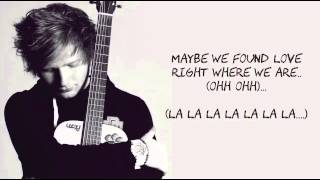 Thinking Out Loud-Ed Sheeran LYRICS Album Version