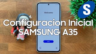 Como Hacer la Configuracion Inicial del Samsung A35 - Samsungizate