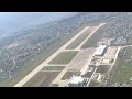 landing at pokhara airport view of pokhara international airport