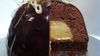 how to make chocolate mirror glaze recipe glacage frosting for cake - Ann Reardon How To Cook That