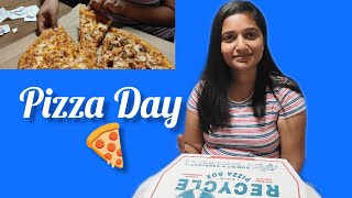 USA ನಲ್ಲಿ ನಮ್ಮ pizzaವನ್ನು ನಾವೆ build ಮಾಡಬಹುದು/ Kannada vlogs in USA