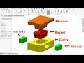 SolidWorks Mold Design | SolidWork Basket mold Tutorial