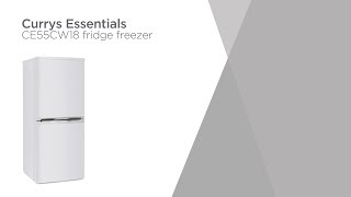 Currys Essentials CE55CW18 50/50 Fridge Freezer - White | Product Overview | Currys PC World