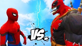 SPIDERMAN vs VENOMPOOL - EPIC BATTLE